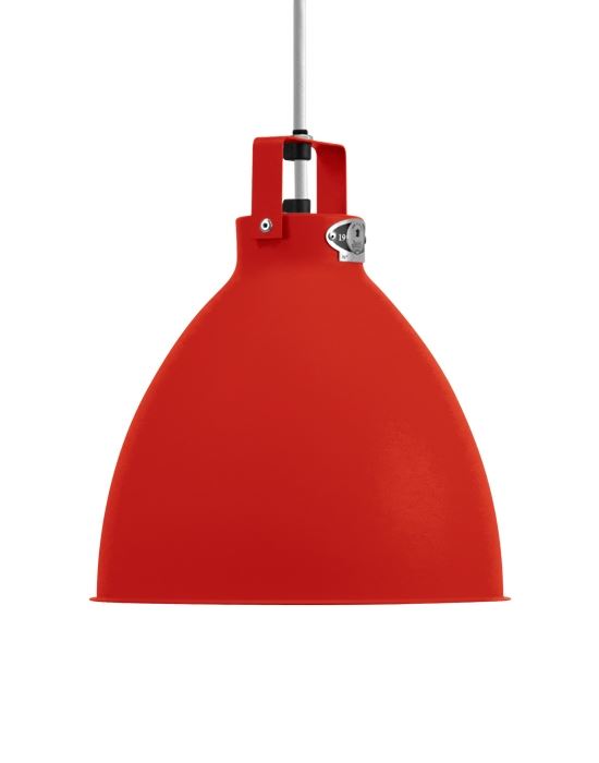 Medium Jielde Augustin Pendant Red Gloss Silver Red Designer Pendant Lighting