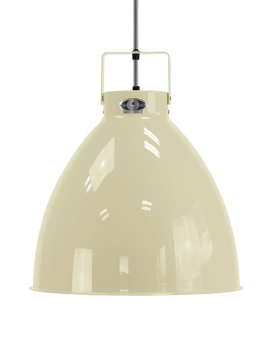 Large Jielde Augustin Pendant Ivory Matt Silver Cream Designer Pendant Lighting