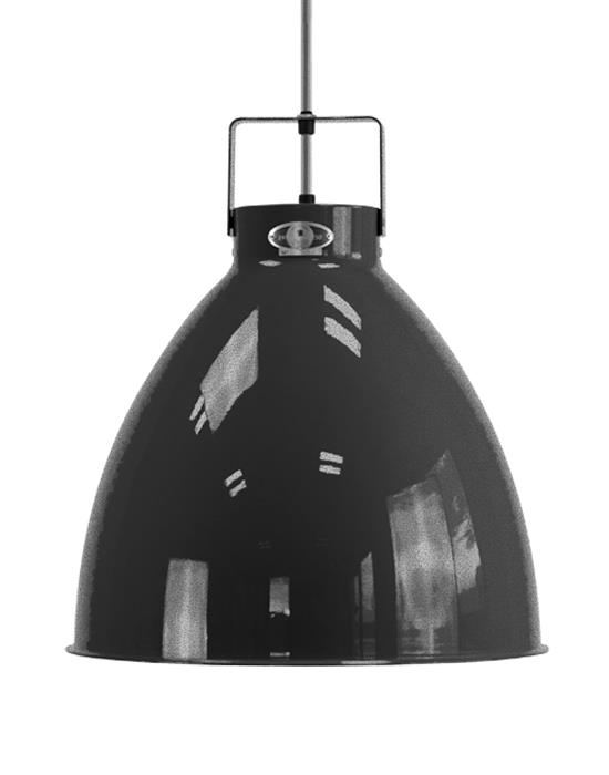 Large Jielde Augustin Pendant Black Hammered Gloss White Designer Pendant Lighting