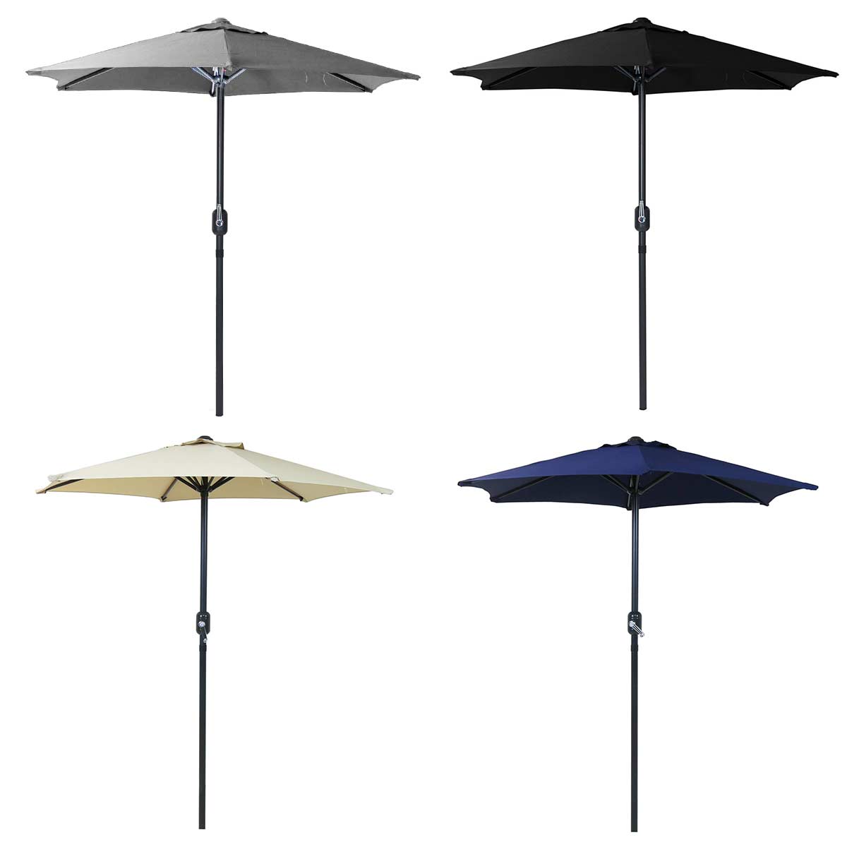 2m Patio Market Garden Umbrella