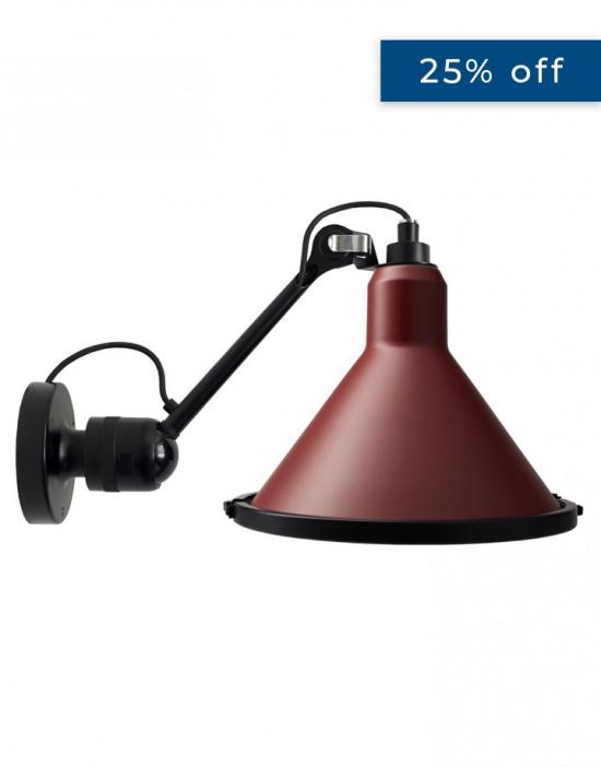 Lampe Gras 304 Xl Outdoor Wall Light Black Arm