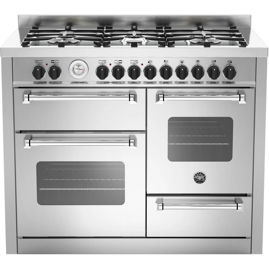 Bertazzoni Uk Limited Mas1106mfetxe Master 110cm Range Cooker Xg Oven Dual Fuel Stainless Steel Exclusive Clearance Offer