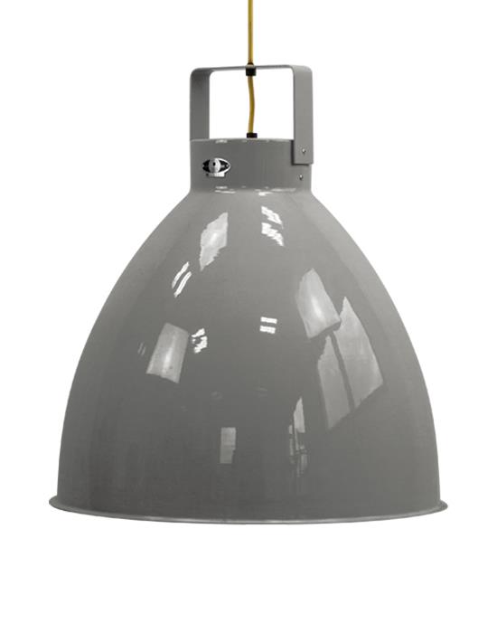 Extra Large Jielde Augustin Pendant Mouse Grey Gloss Silver Grey Designer Pendant Lighting