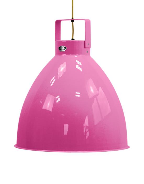 Extra Large Jielde Augustin Pendant Pink Matt White Pink Designer Pendant Lighting