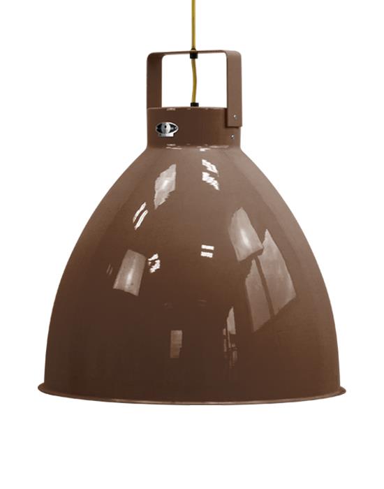 Extra Large Jielde Augustin Pendant Chocolate Gloss White Brown Designer Pendant Lighting