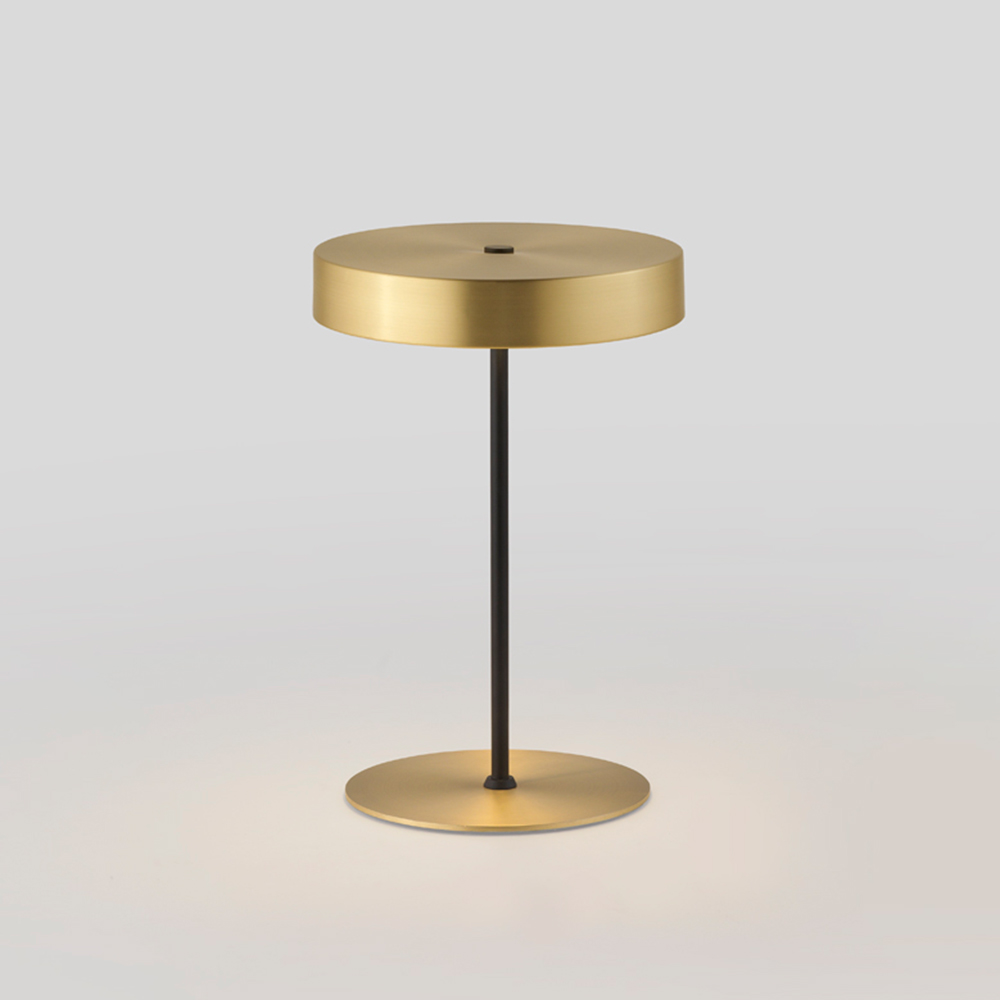 Ambor Table Light Matt Brass Base Shade