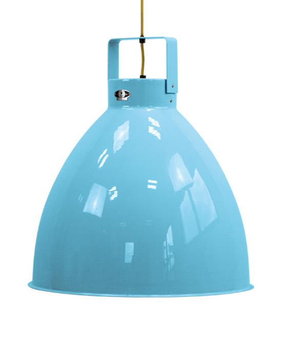 Extra Large Jielde Augustin Pendant Pastel Blue Matt Silver Blue Designer Pendant Lighting