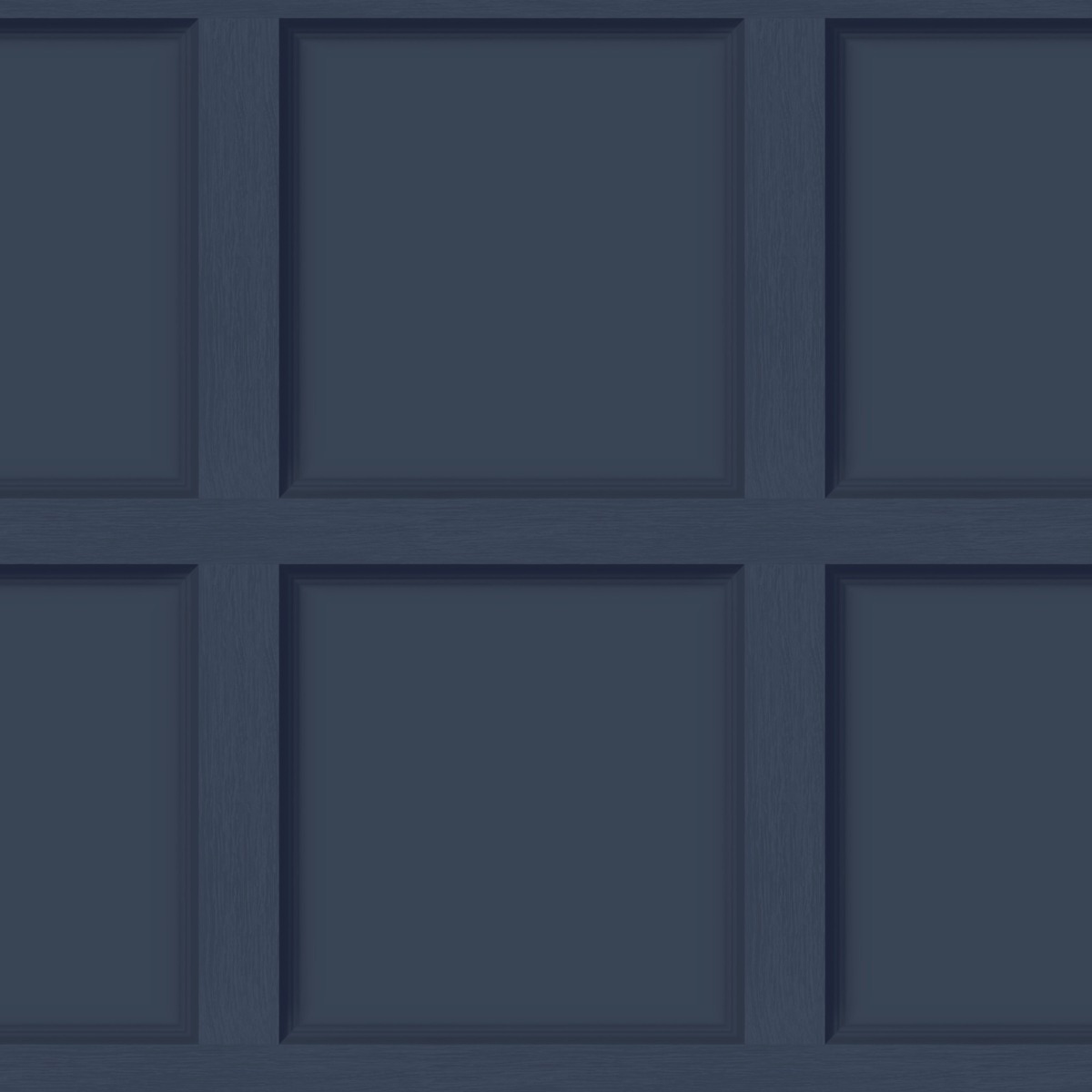 Holden Decor Modern Wood Panel Navy Blue Wallpaper - 10.05m x 53cm