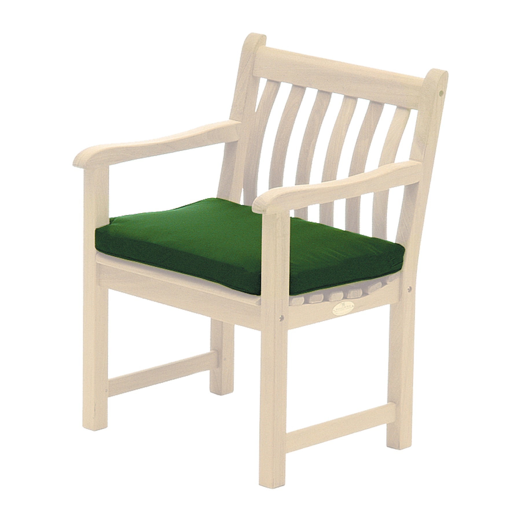 Alexander Rose Polyester Armchair Cushion - Green