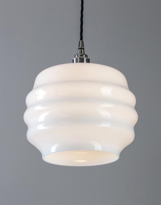 Deco Opal Glass Pendant Light