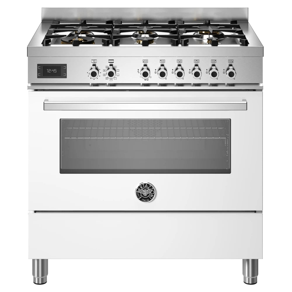 Bertazzoni Pro96l1ebit Professional Dual Fuel Range Cooker