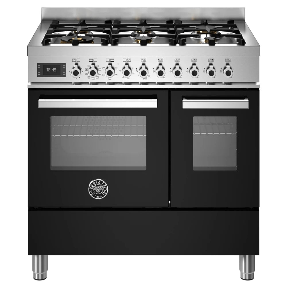 Bertazzoni Pro96l2enet Professional Dual Fuel Range Cooker