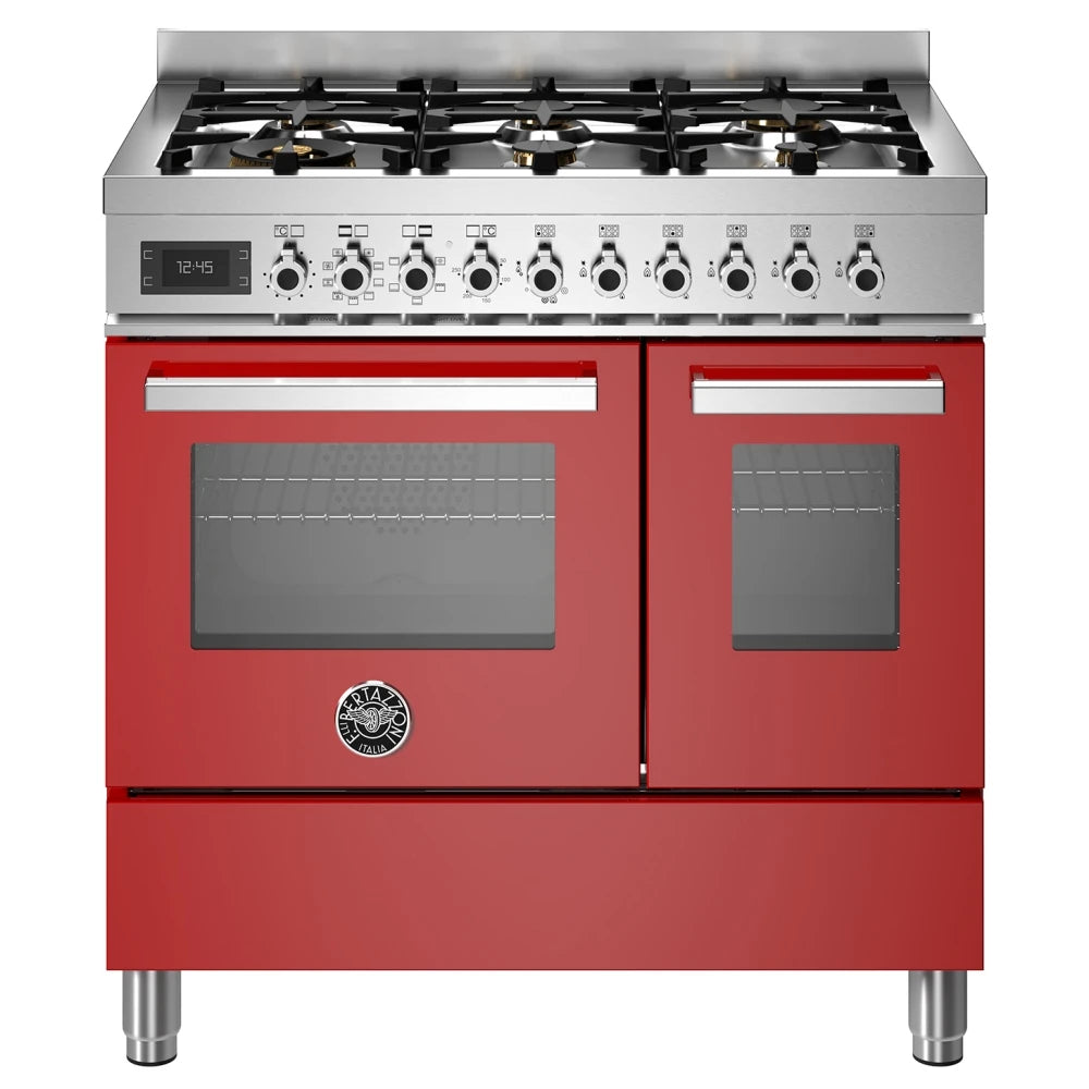 Bertazzoni Pro96l2erot Professional Dual Fuel Range Cooker