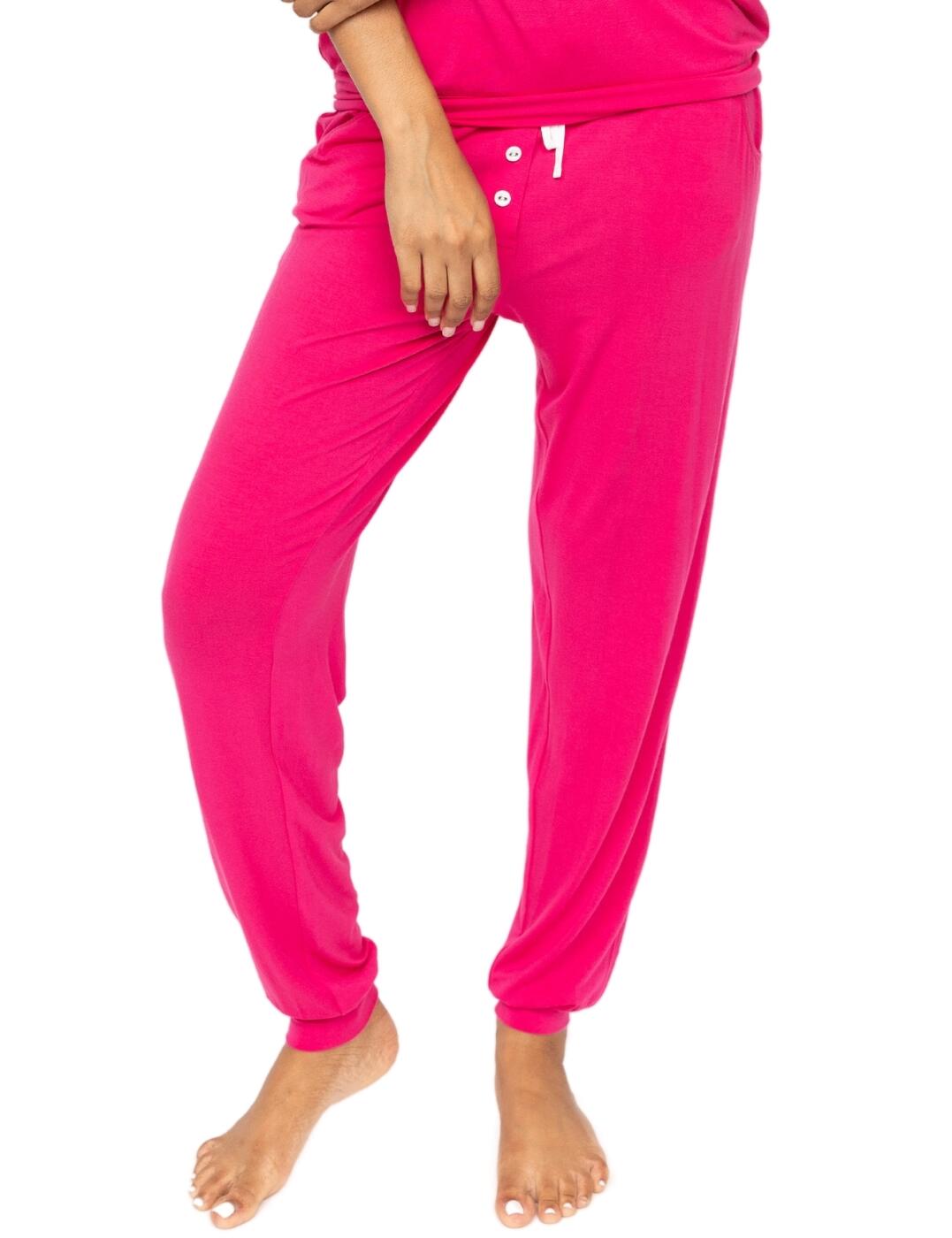Discover a dreamlike sleepwear experience with the Aria jersey pyjama bottoms by Cyberjammies. These exceptional pyjama bottoms put your comfort first, crafted from super-soft jersey fabric for the ultimate cosy feel. The full-length leg, finished with jogger-esque cuffs, provides a warm yet breathable experience for year-round wear, while the elasticated back waist and adjustable front drawstring offer a personalised fit you can rely on. Stylish features such as the decorative false button details at the front add a modern flair to your sleepwear wardrobe, plus practical pockets at the side introduce functionality to your lounging experience. Wear with a matching jersey pyjama top, or mix-and-match with other Aria sleepwear pieces for custom cosiness.