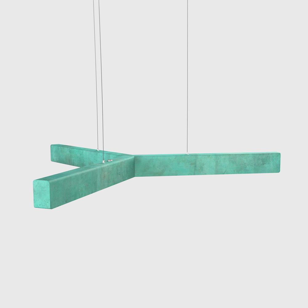 Anour Y Model Pendant Copper Oxidized Designer Pendant Lighting