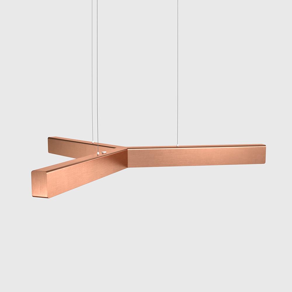 Anour Y Model Pendant Copper Brushed Designer Pendant Lighting