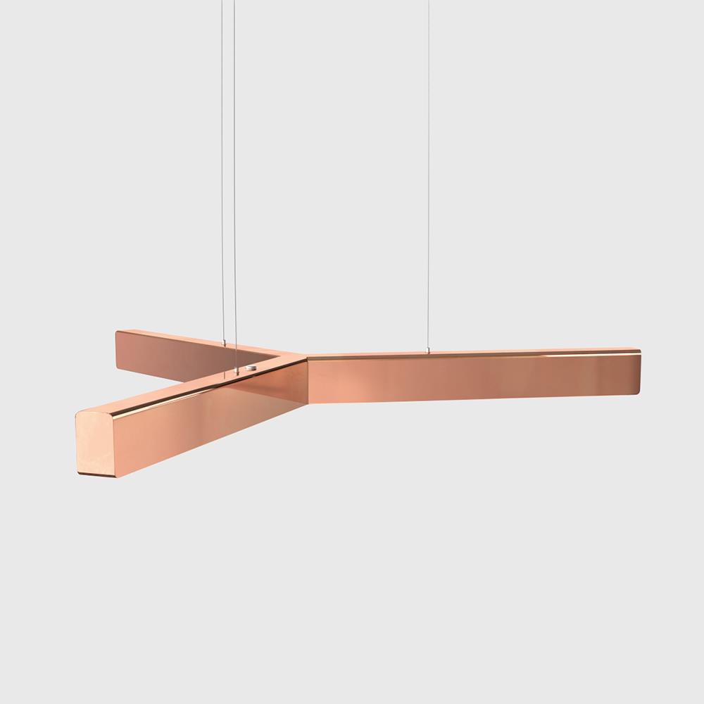Anour Y Model Pendant Copper Polished Designer Pendant Lighting