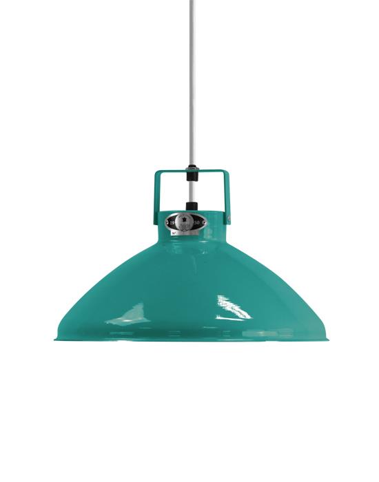 Jielde Beaumont Pendant Small Water Blue Matt Silver Blue Designer Pendant Lighting