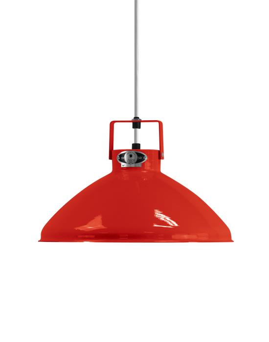 Jielde Beaumont Pendant Small Red Matt Silver Red Designer Pendant Lighting