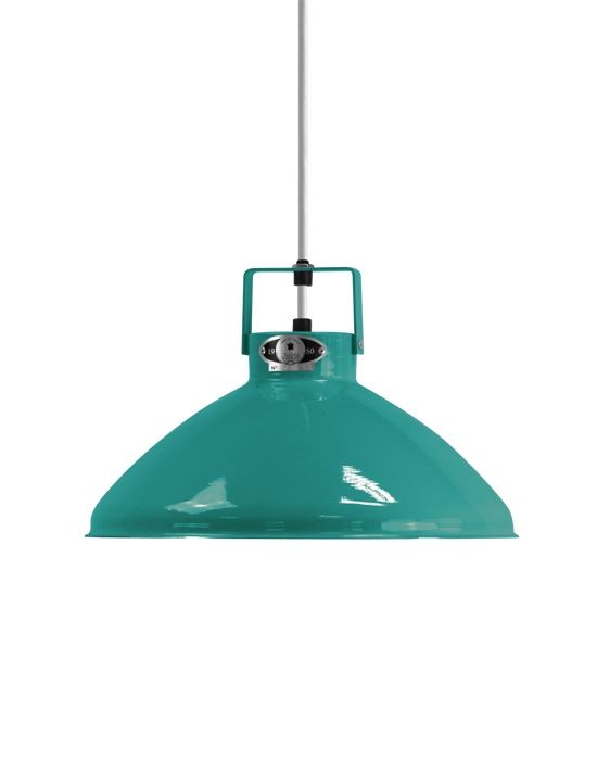 Jielde Beaumont Pendant Small Water Blue Gloss White Blue Designer Pendant Lighting