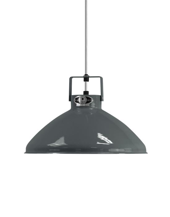 Jielde Beaumont Pendant Small Granite Grey Gloss Silver Grey Designer Pendant Lighting