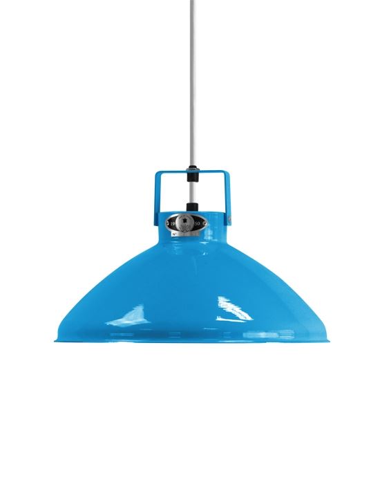 Jielde Beaumont Pendant Small Light Blue Gloss White