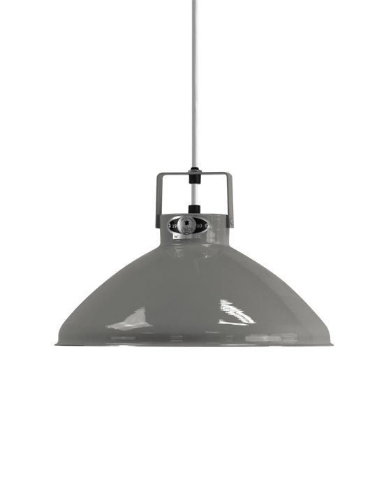 Jielde Beaumont Pendant Small Mouse Grey Gloss Silver Grey Designer Pendant Lighting