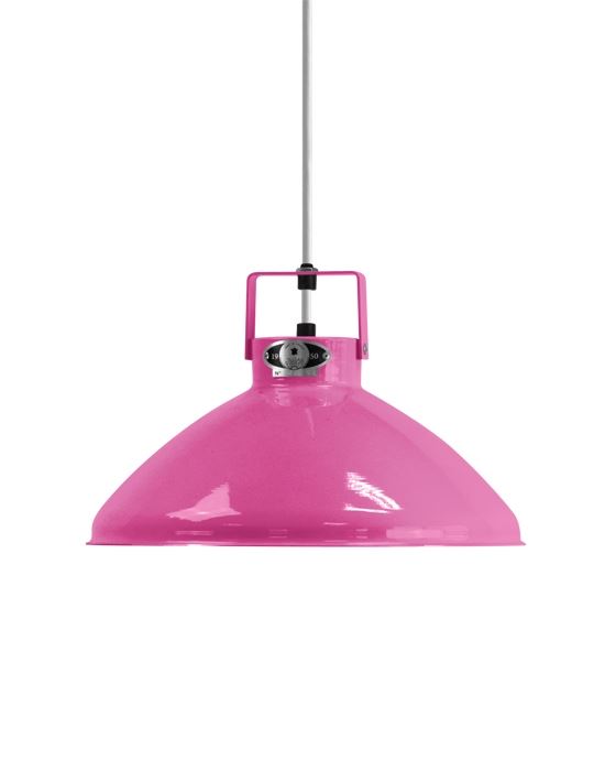 Jielde Beaumont Pendant Small Pink Gloss White Pink Designer Pendant Lighting