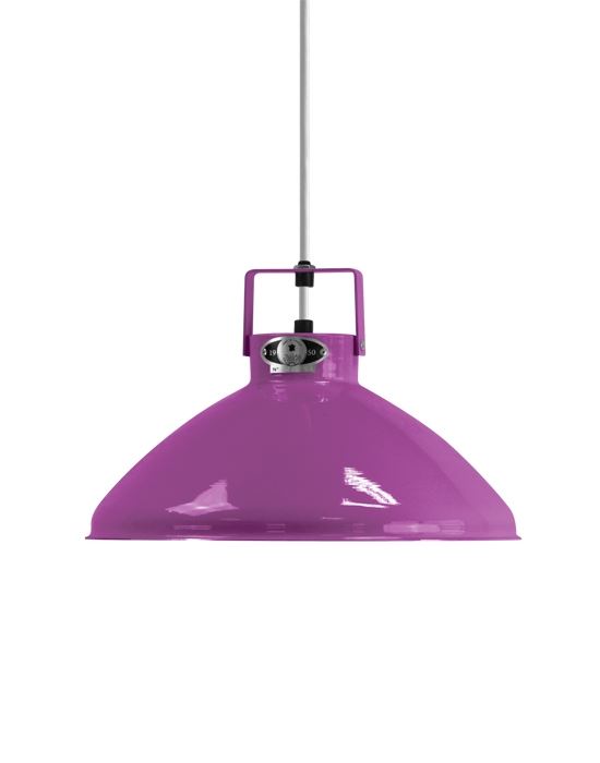 Jielde Beaumont Pendant Small Violet Fuchsia Gloss White Purple Designer Pendant Lighting