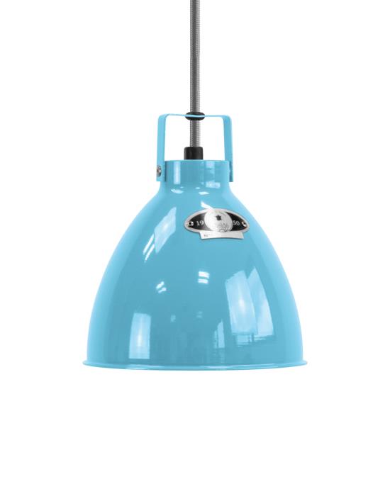 Small Jielde Augustin Pendant Pastel Blue Matt White Blue Designer Pendant Lighting