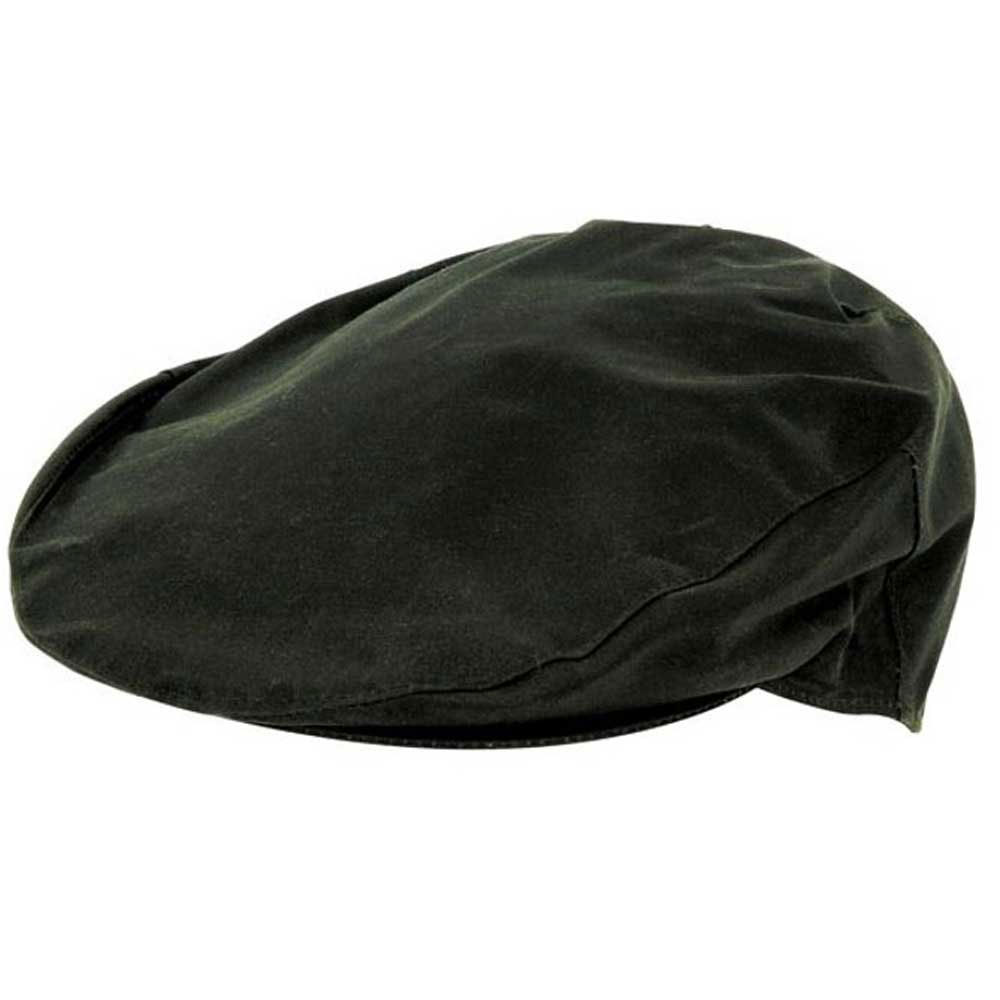 Hoggs of Fife  Waxed Cap  Dark Olive  S