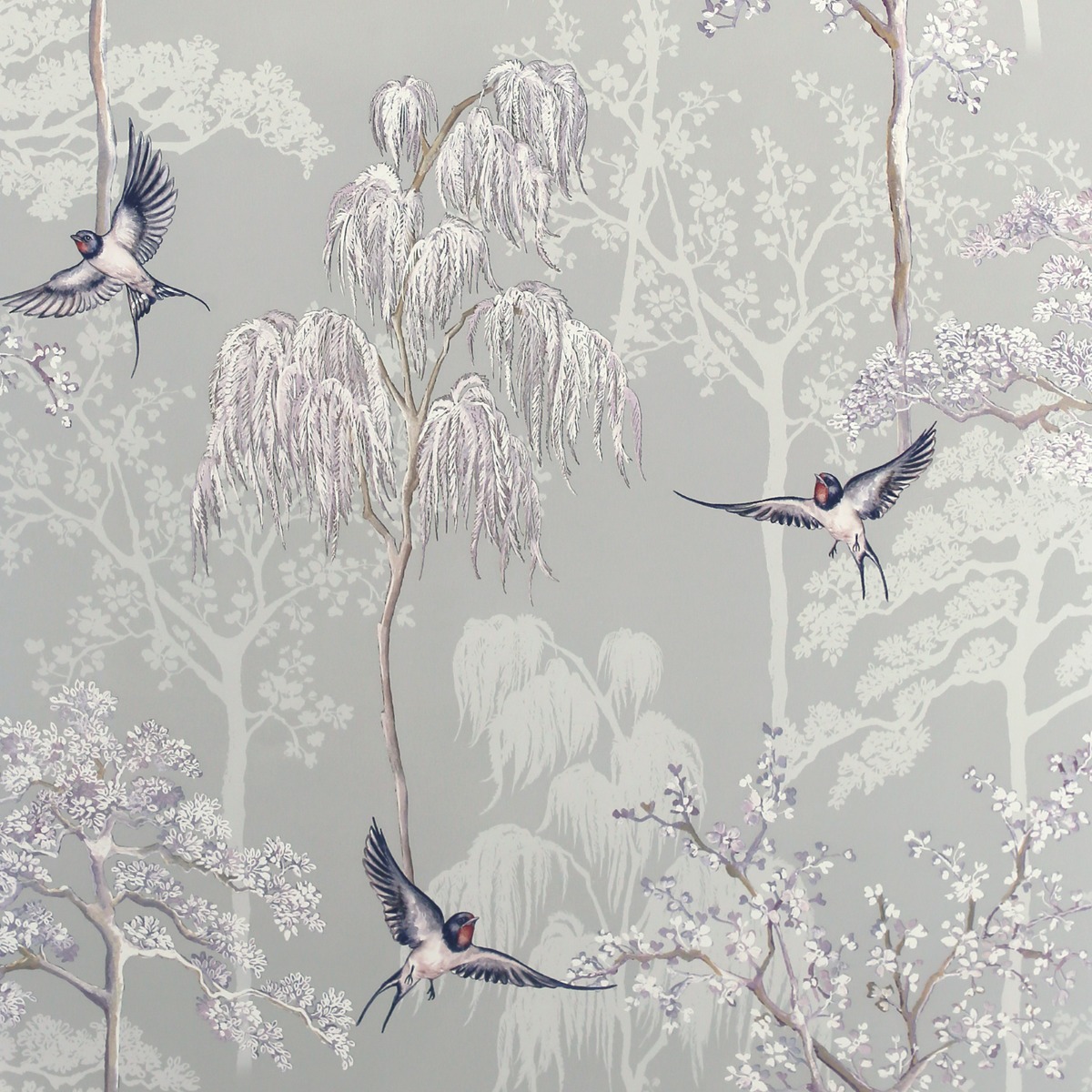 Arthouse Japanese Garden Grey Wallpaper - 10.05m x 53cm