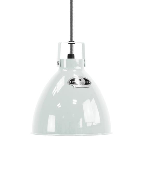 Small Jielde Augustin Pendant White Gloss Silver White Designer Pendant Lighting