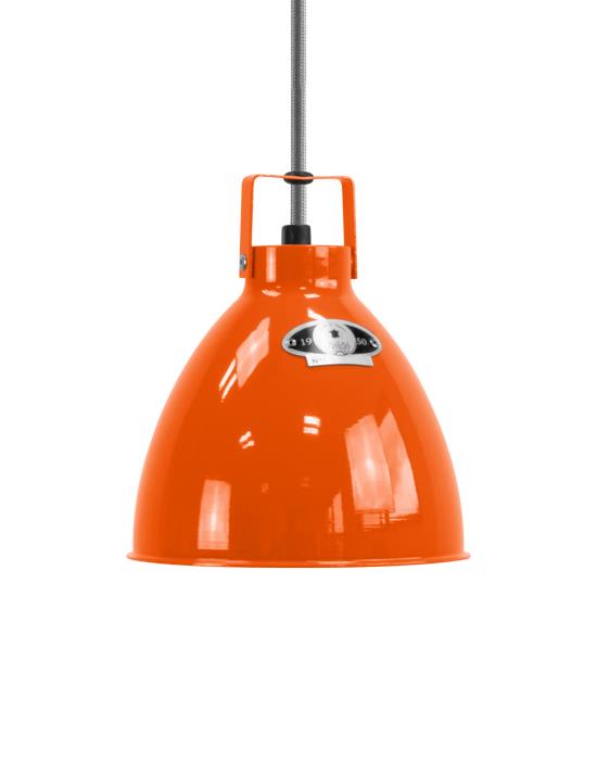 Small Jielde Augustin Pendant Orange Matt White Orange Designer Pendant Lighting