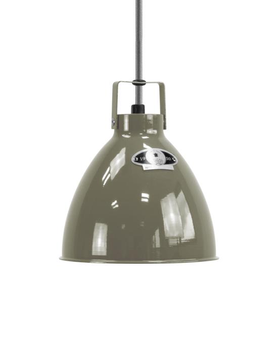 Small Jielde Augustin Pendant Khaki Gloss White Green Designer Pendant Lighting