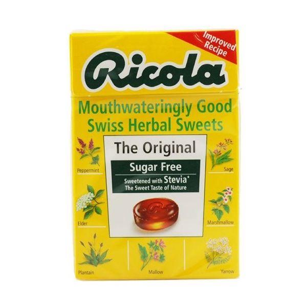 Ricola Swiss Herbal Sweets Original Sugar Free With Stevia 45g x