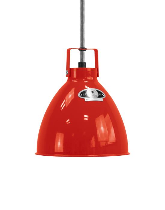 Small Jielde Augustin Pendant Red Matt White Red Designer Pendant Lighting