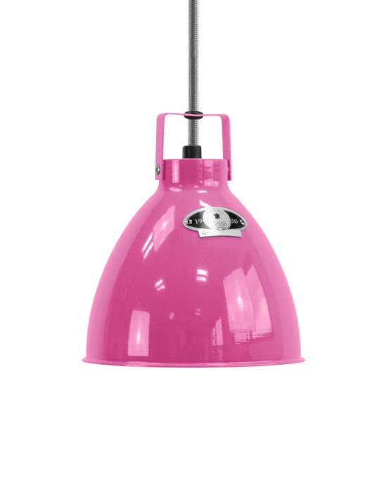 Small Jielde Augustin Pendant Pink Gloss White Pink Designer Pendant Lighting