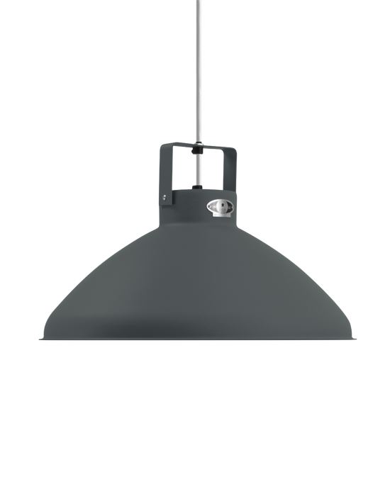 Jielde Beaumont Pendant Large Granitee Grey Matt Silver Grey Designer Pendant Lighting