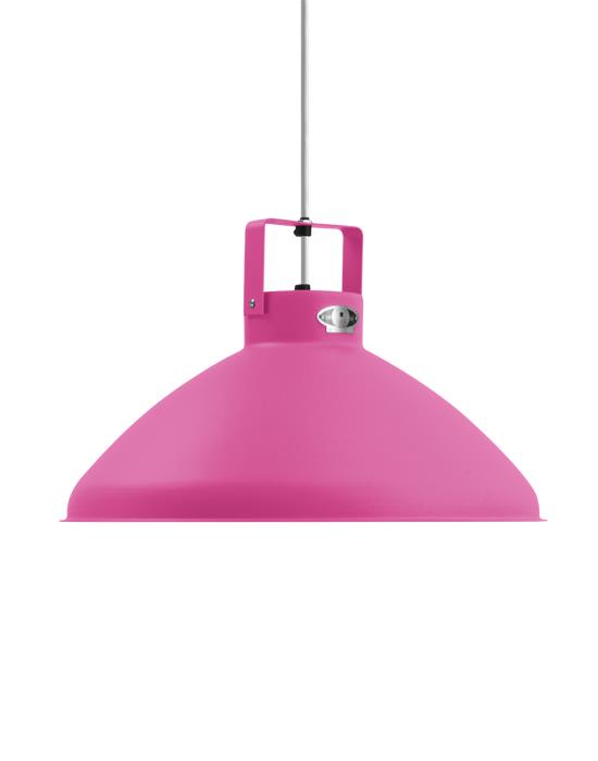 Jielde Beaumont Pendant Large Pink Gloss White Pink Designer Pendant Lighting