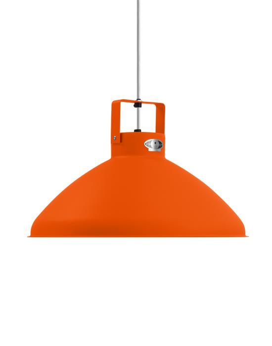 Jielde Beaumont Pendant Large Orange Gloss White Orange Designer Pendant Lighting