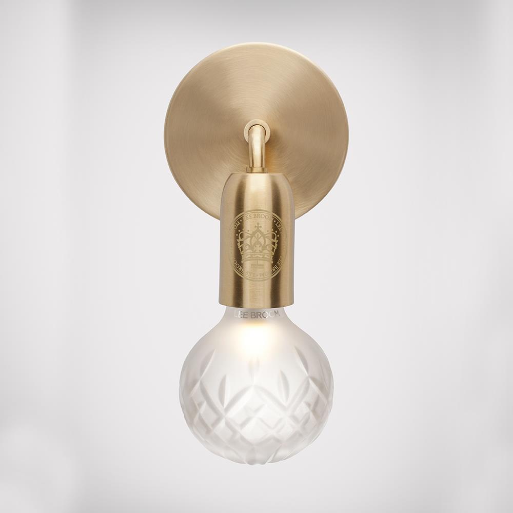 Crystal Bulb Wall Light Frosted Bulb