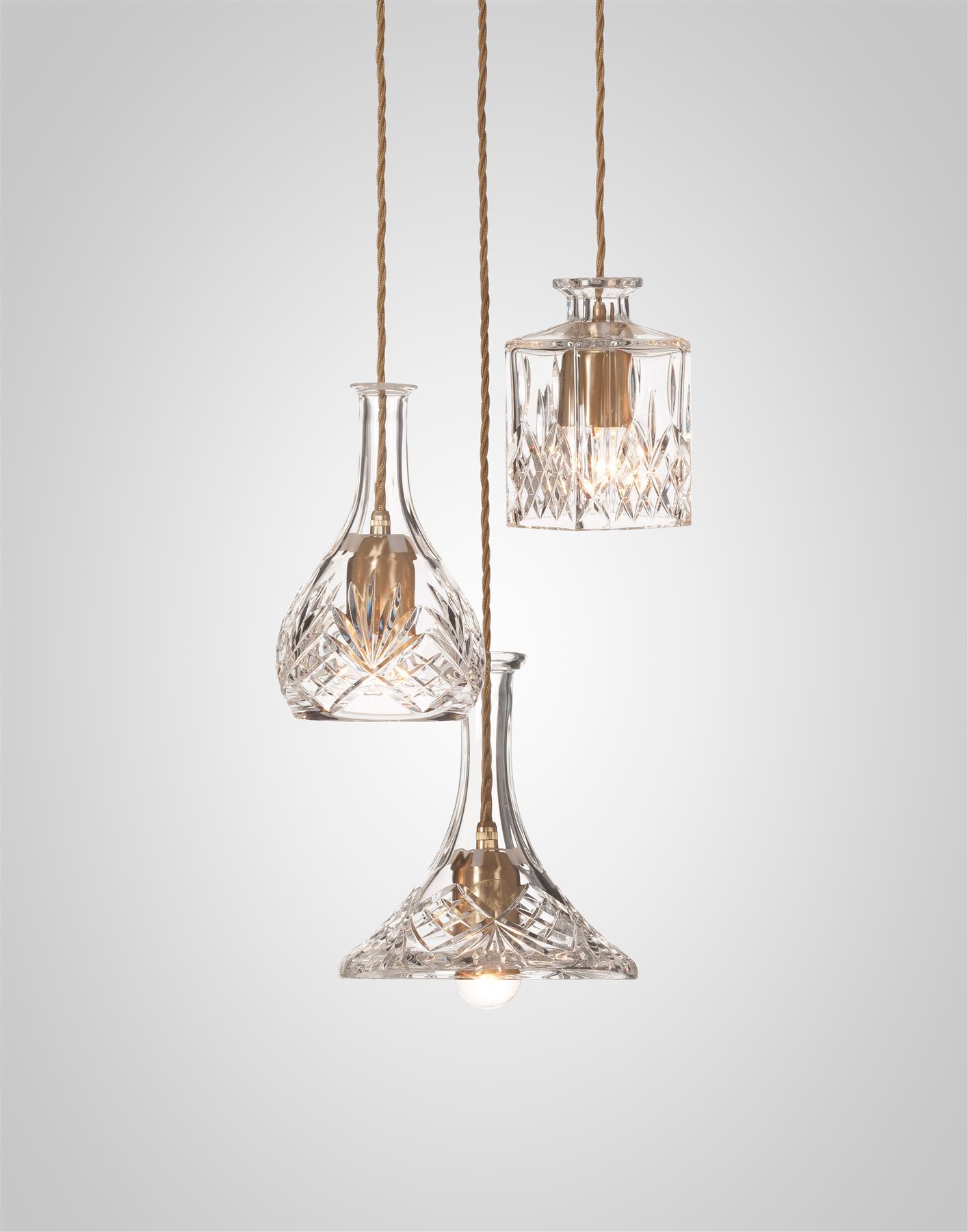 Decanter Chandelier 3 Piece Chandelier