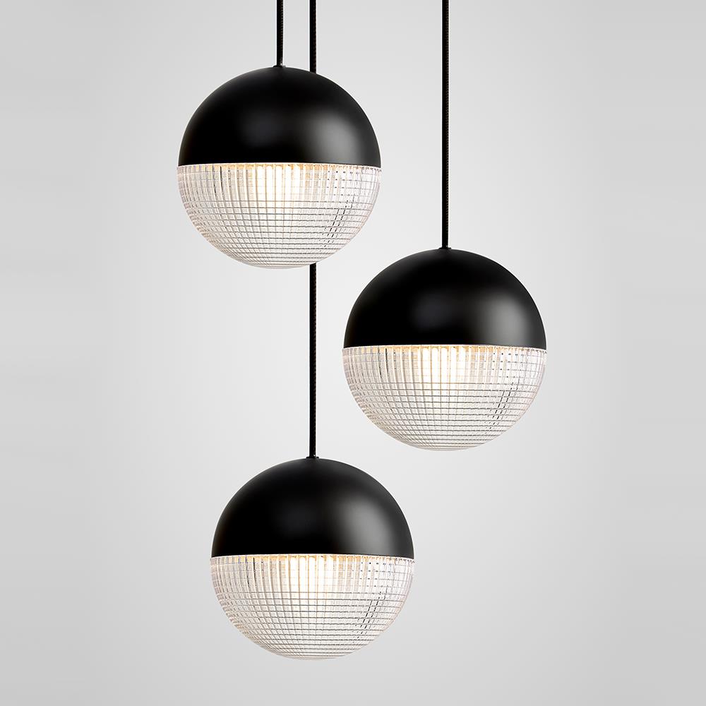 Lens Flair Chandelier Matt Black