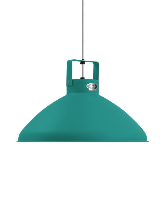 Jielde Beaumont Pendant Large Water Blue Matt Silver Blue Designer Pendant Lighting