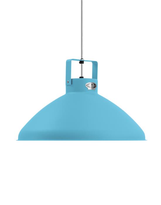 Jielde Beaumont Pendant Large Pastel Blue Gloss Silver Blue Designer Pendant Lighting