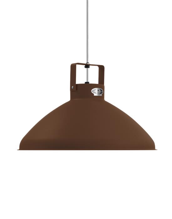 Jielde Beaumont Pendant Large Chocolate Gloss Silver Brown Designer Pendant Lighting