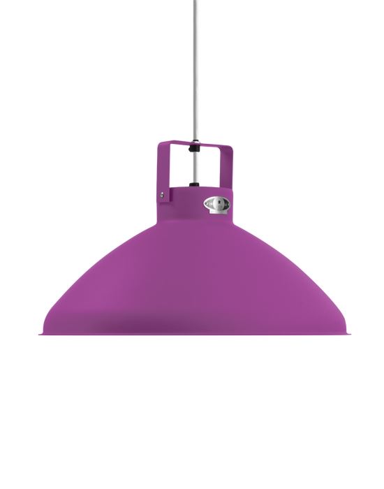Jielde Beaumont Pendant Large Violet Fuchsia Matt Silver Purple Designer Pendant Lighting
