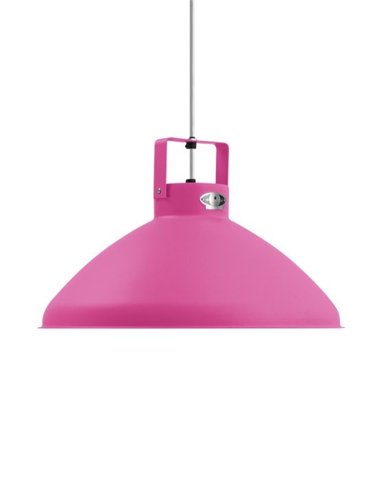 Jielde Beaumont Pendant Large Pink Matt Silver Pink Designer Pendant Lighting