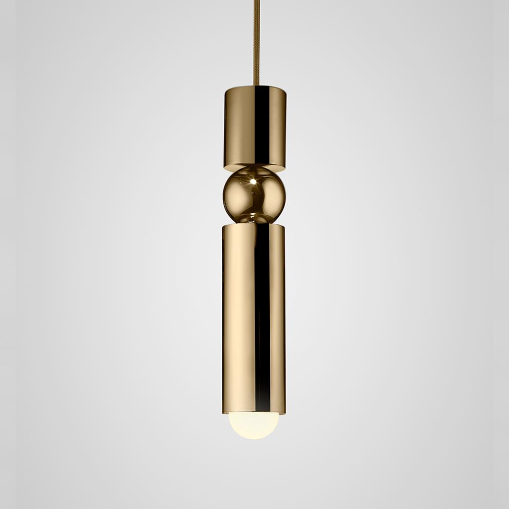 Lee Broom Fulcrum Pendant Polished Gold Brassgold Designer Pendant Lighting